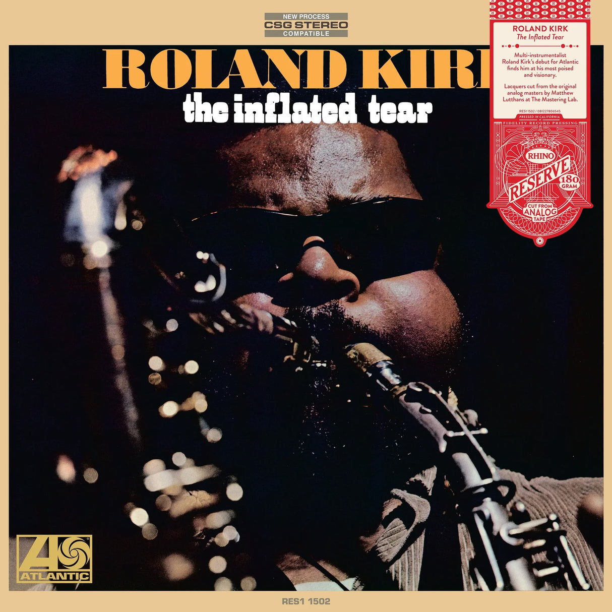 Roland Kirk - The Inflated Tear LP (Syeor26) (Rhino Reserve Audiophile)