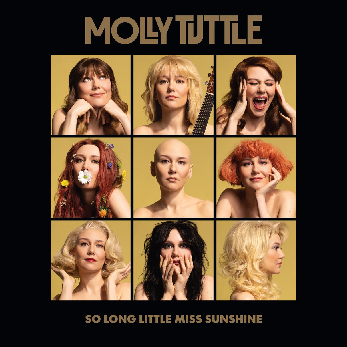 Album cover with grid of portraits and 'Molly Tuttle' text