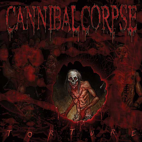 Album cover for 'Cannibal Corpse' featuring a skeleton and text.