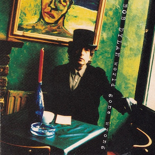 Album cover featuring a person in a room with a painting and candle.