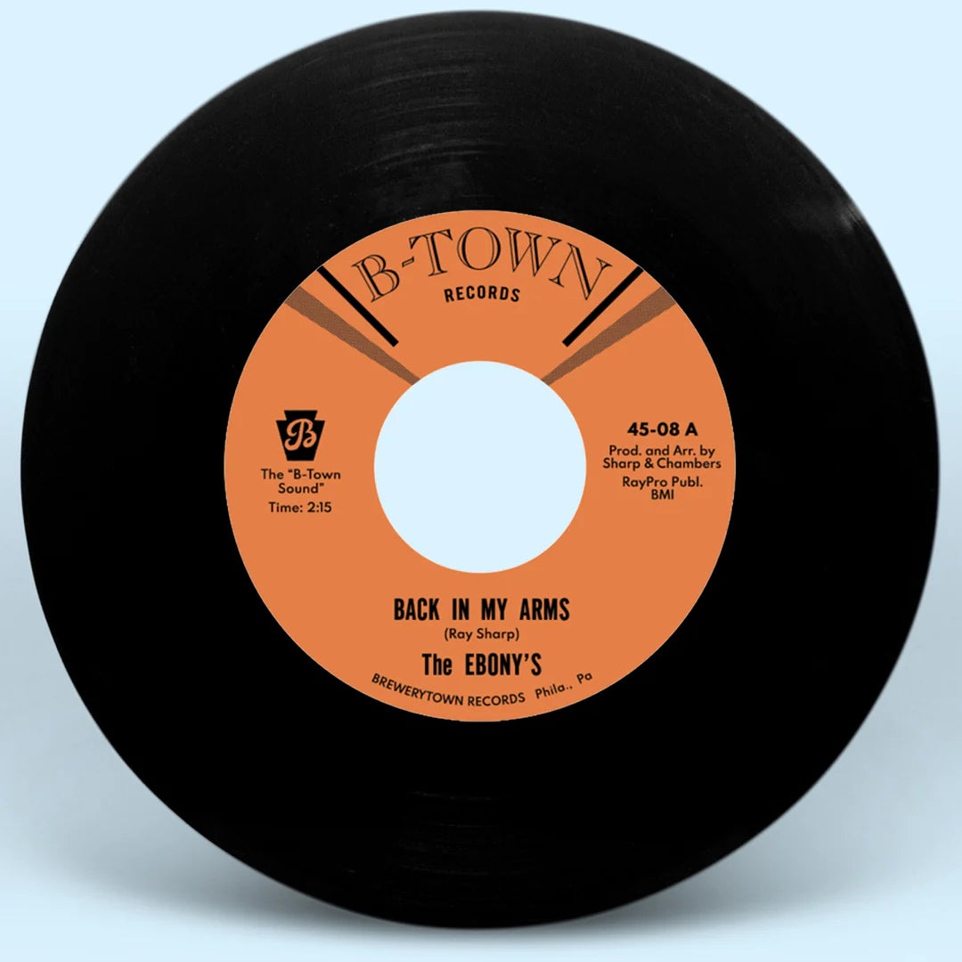 The Ebonys - Back In My Arms b/w I Can't Help But Love You 7-Inch