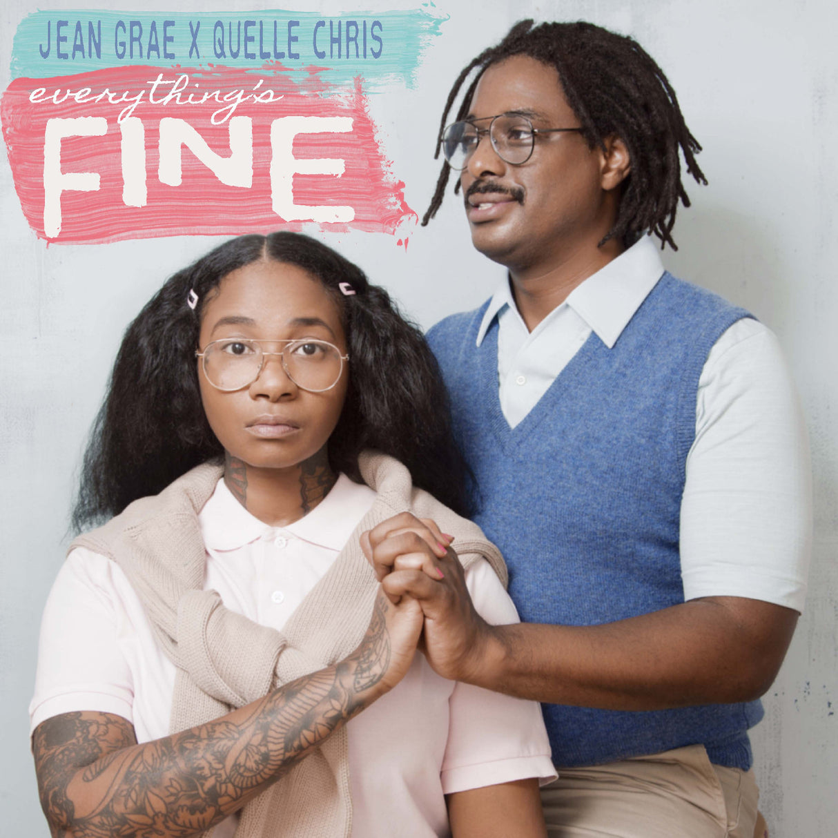 Jean Grae & Quelle Chris - Everything's Fine LP (Ice Blue/Purple/Bubblegum Vinyl)