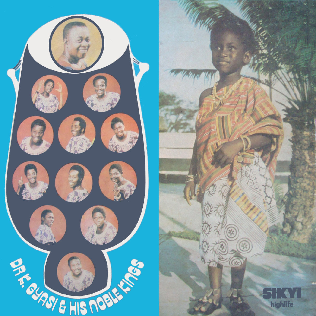Album cover with portraits and a child in traditional attire, featuring 'Sikyi' branding.
