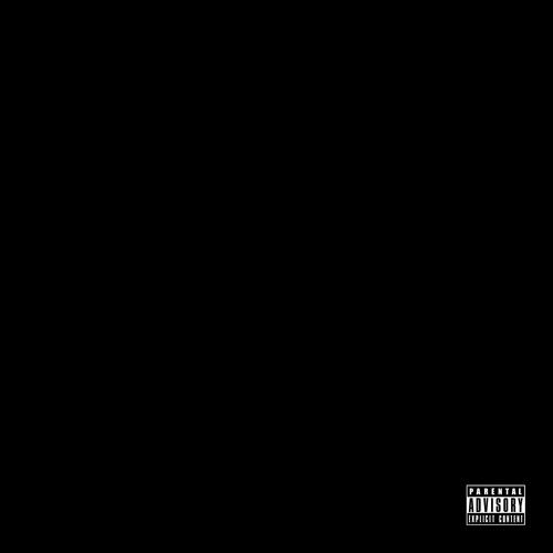 Black album cover with a white record label logo in the bottom right corner.