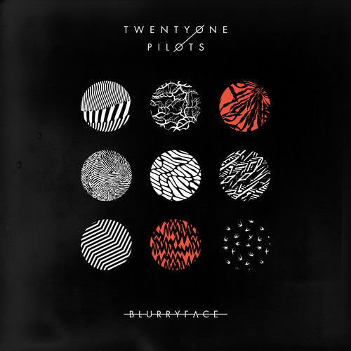 Twenty One Pilots - Blurryface LP (Red And Black Ice Marble With Burgundy Heavy Splatter Vinyl)