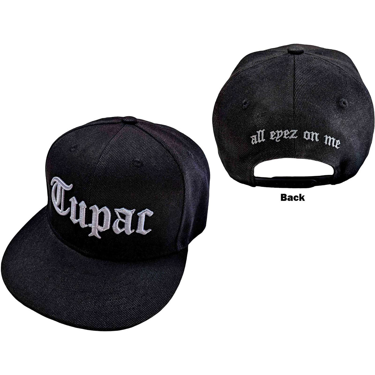 Tupac Unisex Snapback Cap - All Eyez