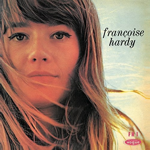 Album cover featuring a close-up of a person with text 'francoise hardy' and 'Vogue' logo.