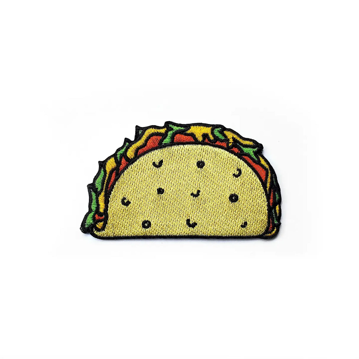 Taco Patch - Iron On or Sew On Embroidered Patch