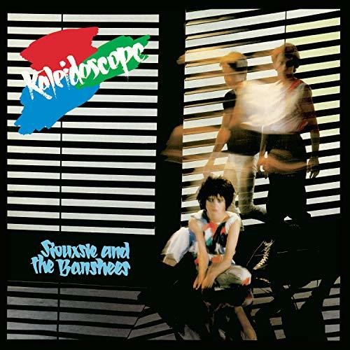Album cover for 'Kaleidoscope' by Siouxsie and the Banshees with stylized text and abstract design.
