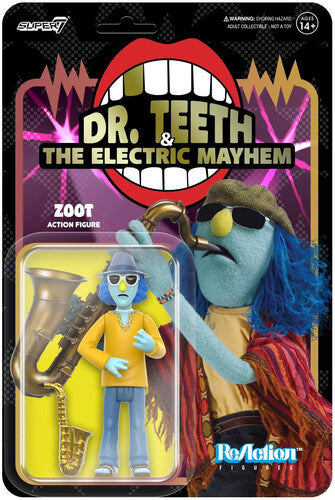 Muppets ReAction W1 Zoot- Dr Teeth & The Electric Mayhem Band Action Figure