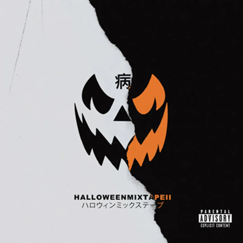 Album cover with a jack-o'-lantern face design and text indicating Halloween theme.