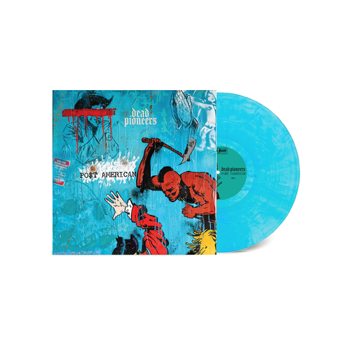 Dead Pioneers - Po$T American LP (Indie Exclusive Marble Curacao Blue Vinyl)