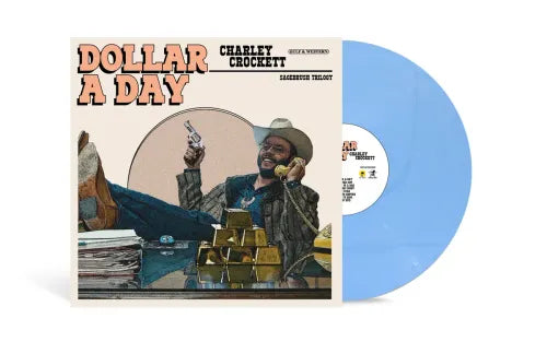 Charley Crockett - Dollar A Day LP (Blue Vinyl)