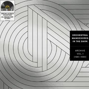 Album cover for 'Orchestral Manoeuvres in the Dark' with concentric circle design and text.