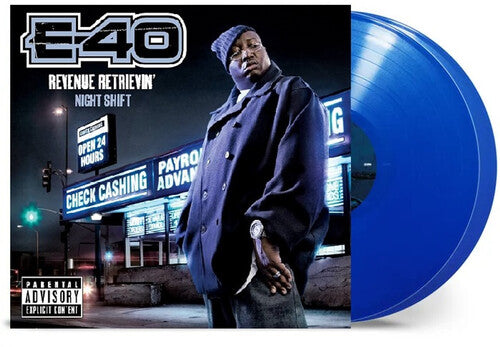 E-40 - Revenue Retrievin': Night Shift 2LP (Blue Vinyl)