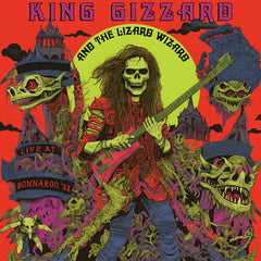 King Gizzard And The Lizard Wizard - Live At Bonnaroo 22 LP (Green / Red Vinyl)