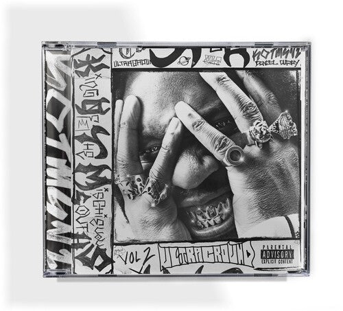 This image features the album cover of "King Of The Mischievous South Vol. 2" by Denzel Curry.