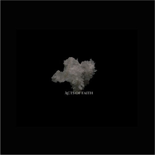 Album cover with a cloud-like object and 'Acts of Faith' text on a black background