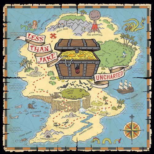 Less Than Jake - Uncharted LP (Yellow Vinyl)