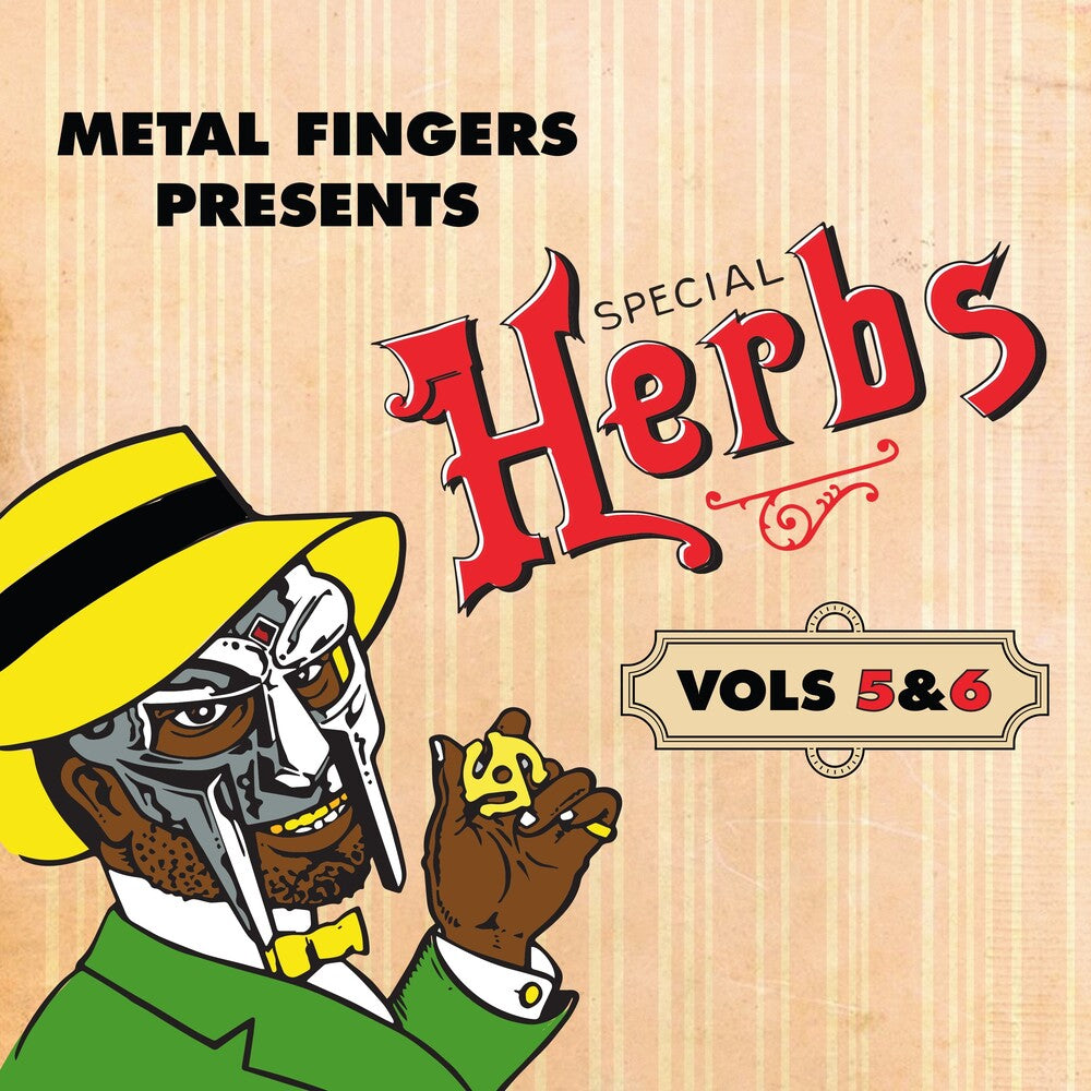 MF Doom - Metal Fingers Presents: Special Herbs Vol. 5 & 6 2LP (Red Vinyl)