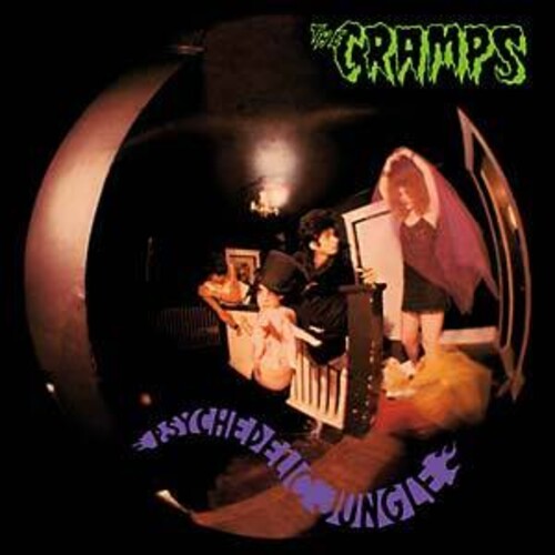 Album cover for 'The Cramps' with a dark, eerie scene and text.