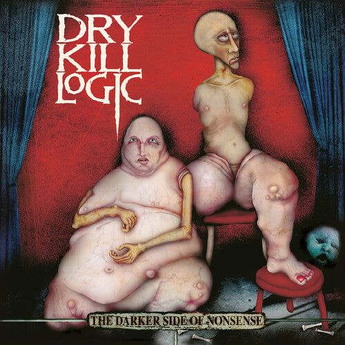Album cover with two nude figures and text 'Dry Kill Logic' on a red background