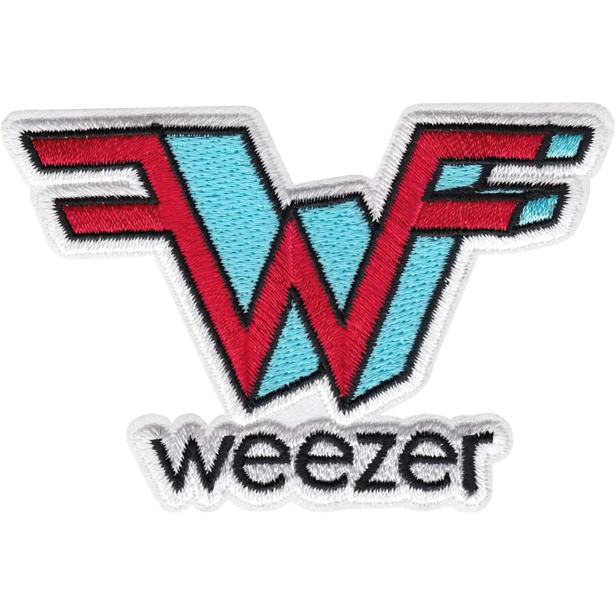 Weezer - Red and Blue 3D Logo Patch