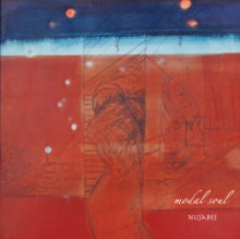 The cover art for 'Modal Soul 2LP' by Nujabes, featuring a abstract design in red, blue, and white.