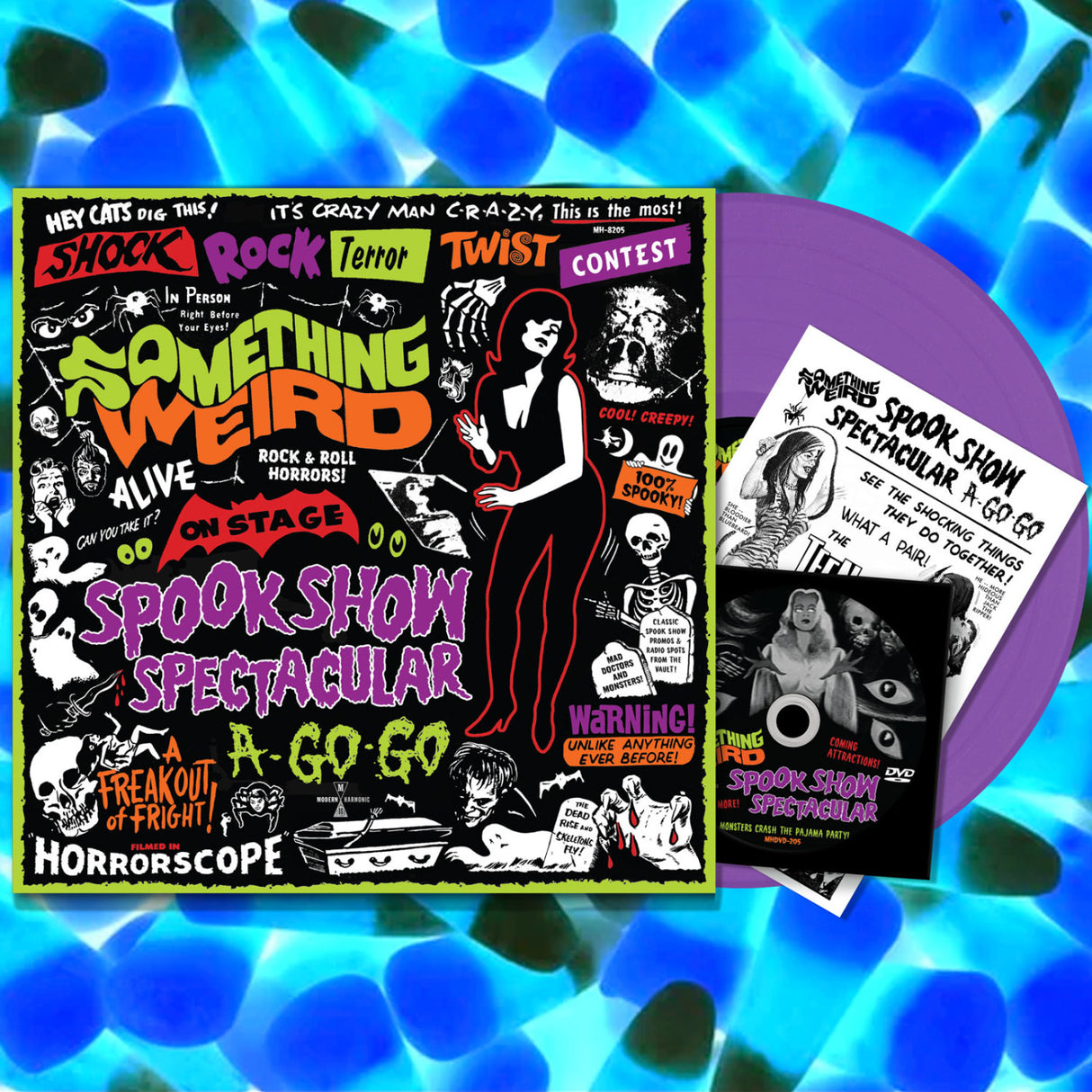 Something Weird / Spook Show Spectacular A-Go-Go LP + DVD + Zine (Violet Vinyl)