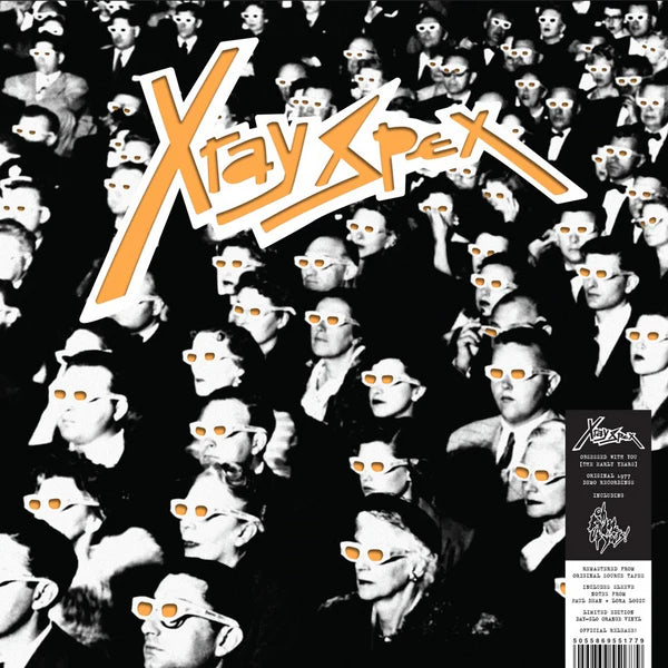 Album cover for X-ray Spex featuring a crowd of people wearing sunglasses.