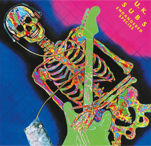 U.K. Subs - Endangered Species LP (Sunburst Yellow/Red Vinyl)