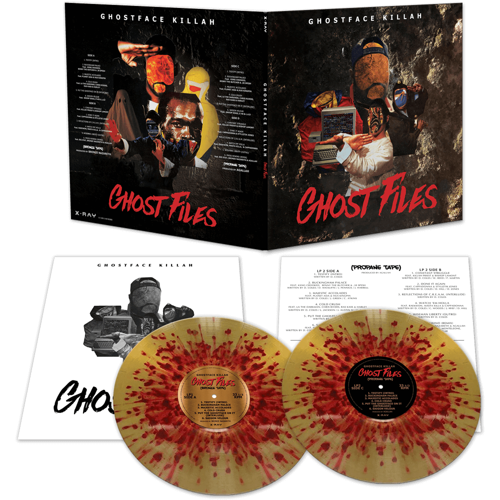 Ghostface Killah - Ghost Files 2LP (Bronze / Red Splatter Vinyl)