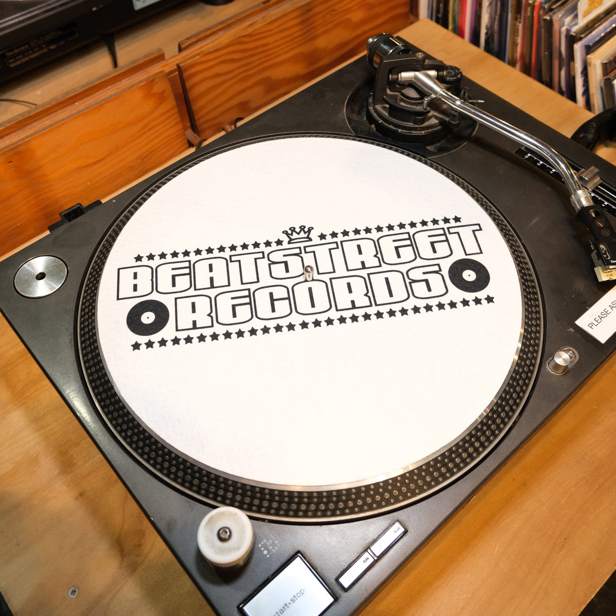 Beat Street Slipmat - Logo White