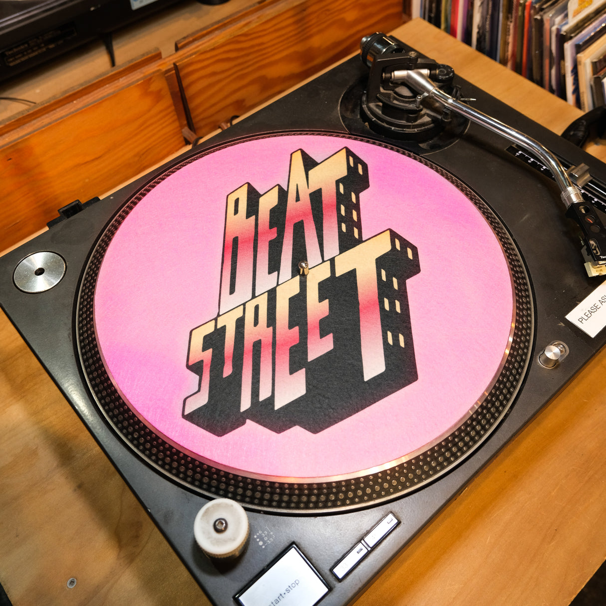 Beat Street Slipmat - Movie Logo Pink