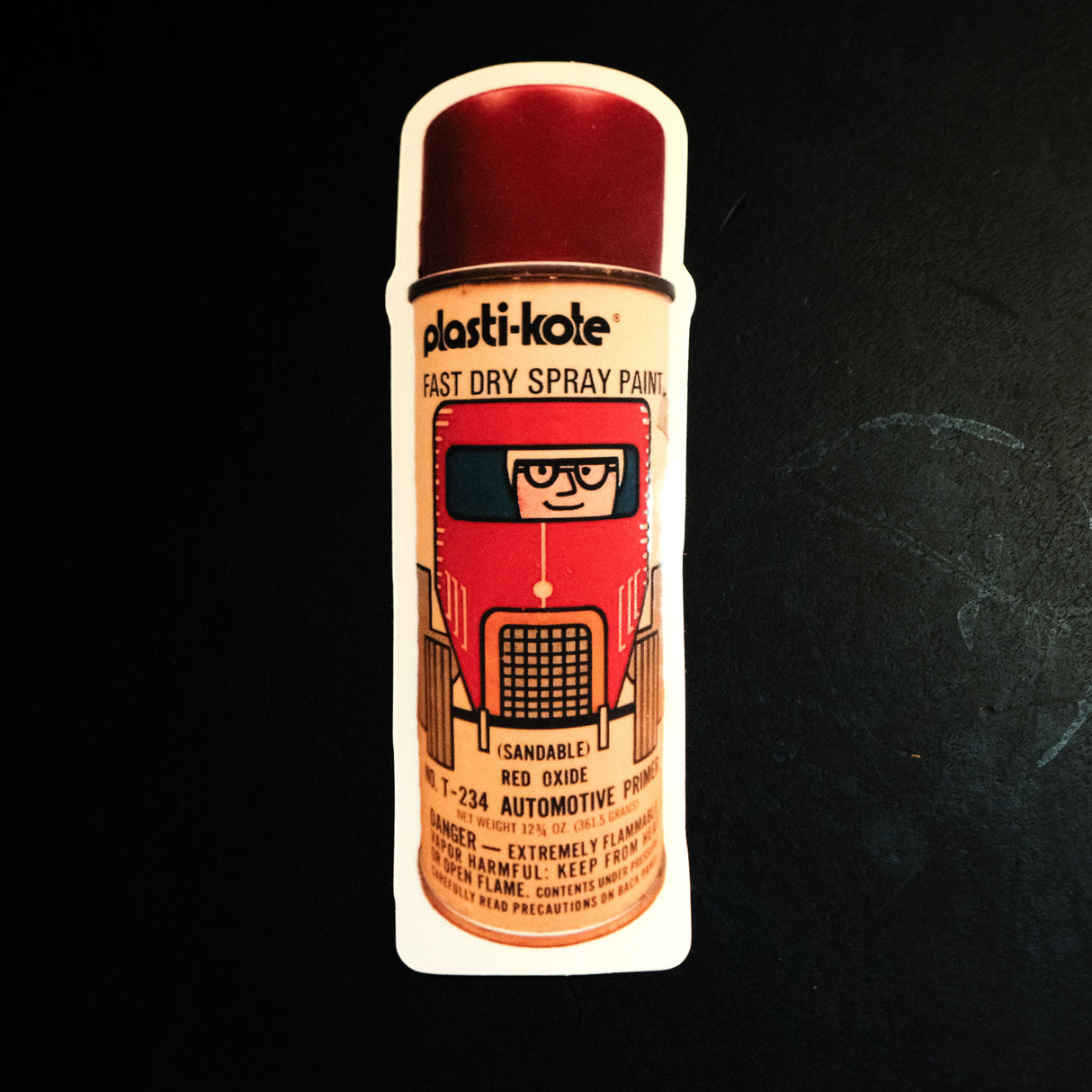 Paint Can Sticker - plasti-kote