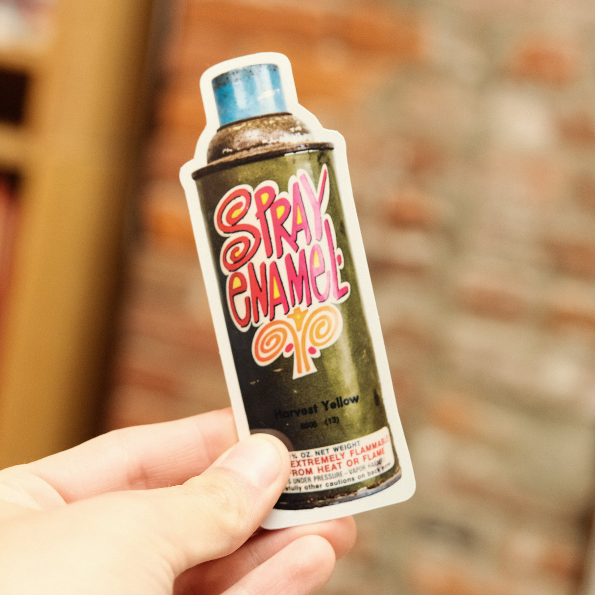 Paint Can Sticker - Spray Enamel