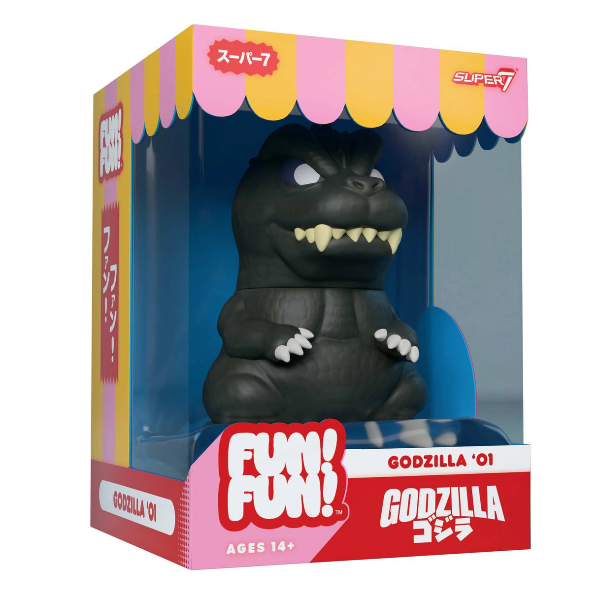 Gorillaz figure in packaging with colorful box design