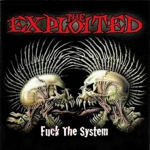 The Exploited - Fuck The System LP (Clear With Red & Black Splatter Vinyl)