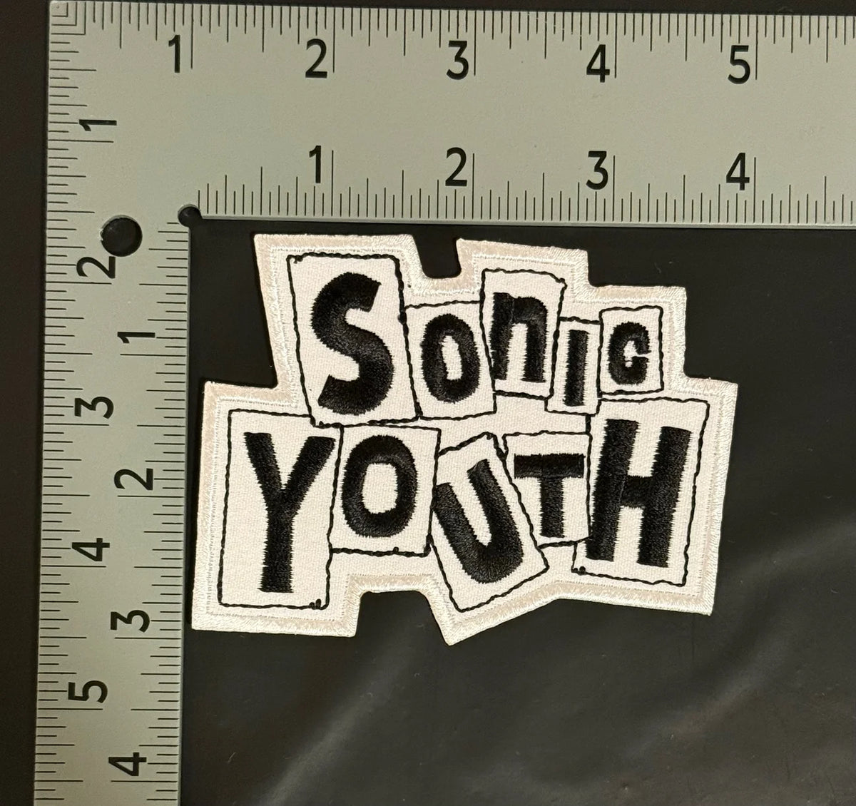 Sonic Youth Patch - White
