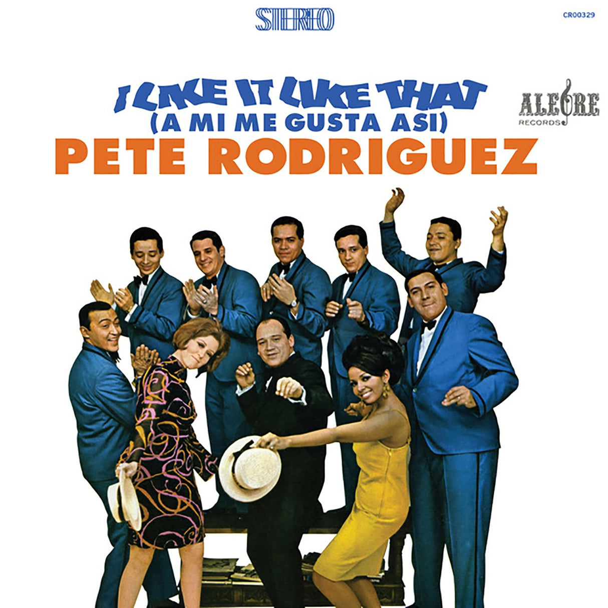 Album cover of 'I Like It Like That' by Pete Rodriguez featuring a group of people in formal attire.