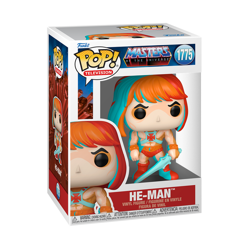 Funko Pop! vinyl figure packaging of He-Man from Masters of the Universe