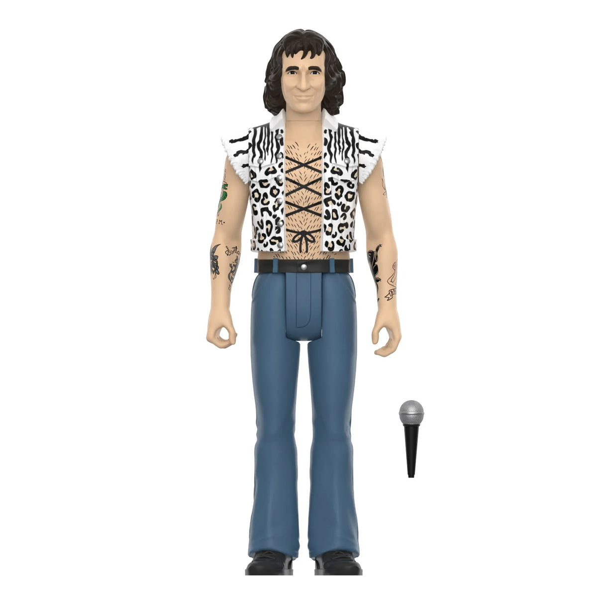 Bon Scott ReAction Figures Wave 2 Bon Scott (Leopard Print)