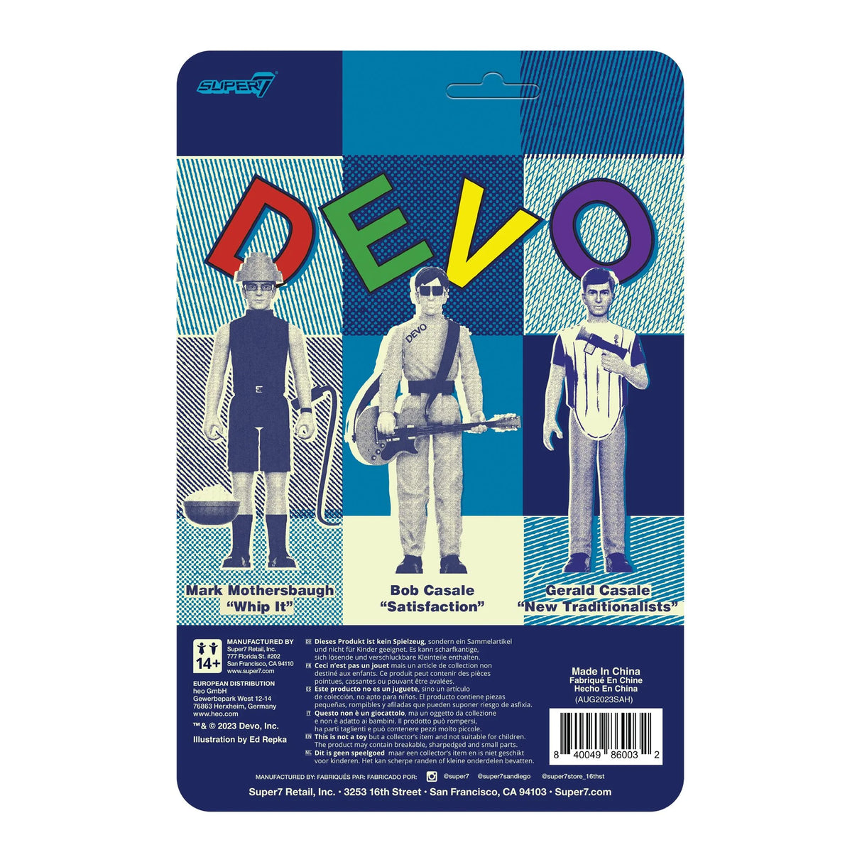 Devo ReAction Figures Wave 3 Gerald Casale (New Traditionalists)