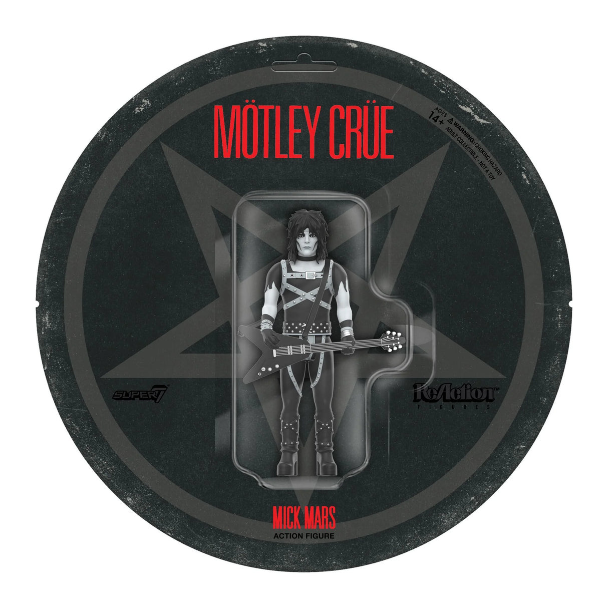 Motley Crue ReAction Figures Wave 2 Mick Mars (Shout At The Devil - Black & White)