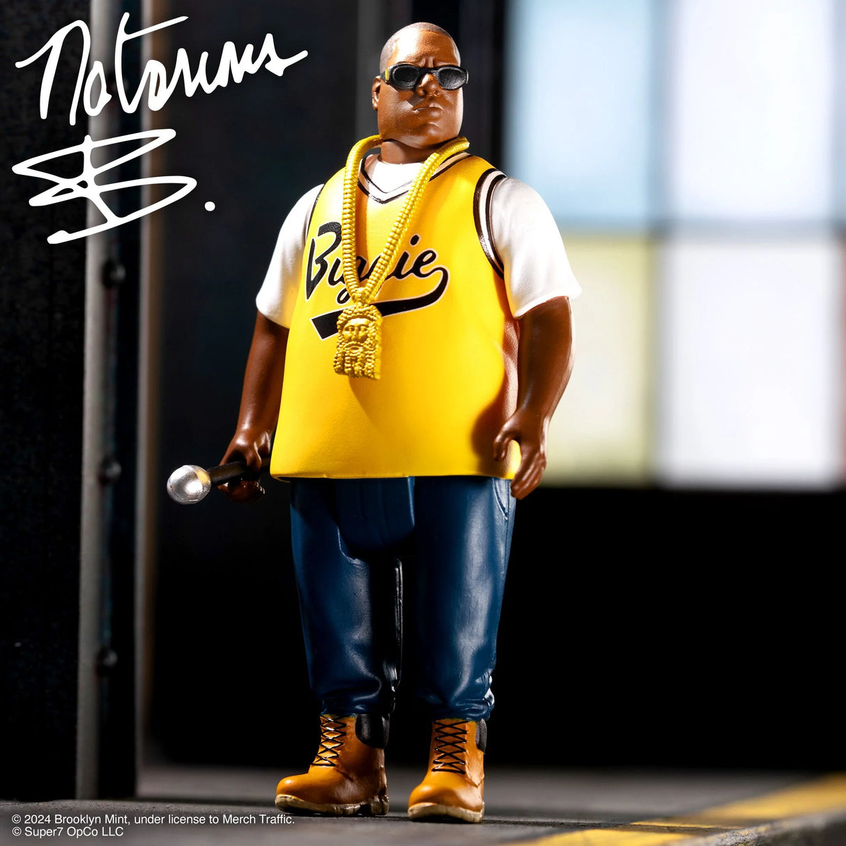 Notorious B.I.G. ReAction Figures Wave 4 Notorious B.I.G. (Yellow Jersey)