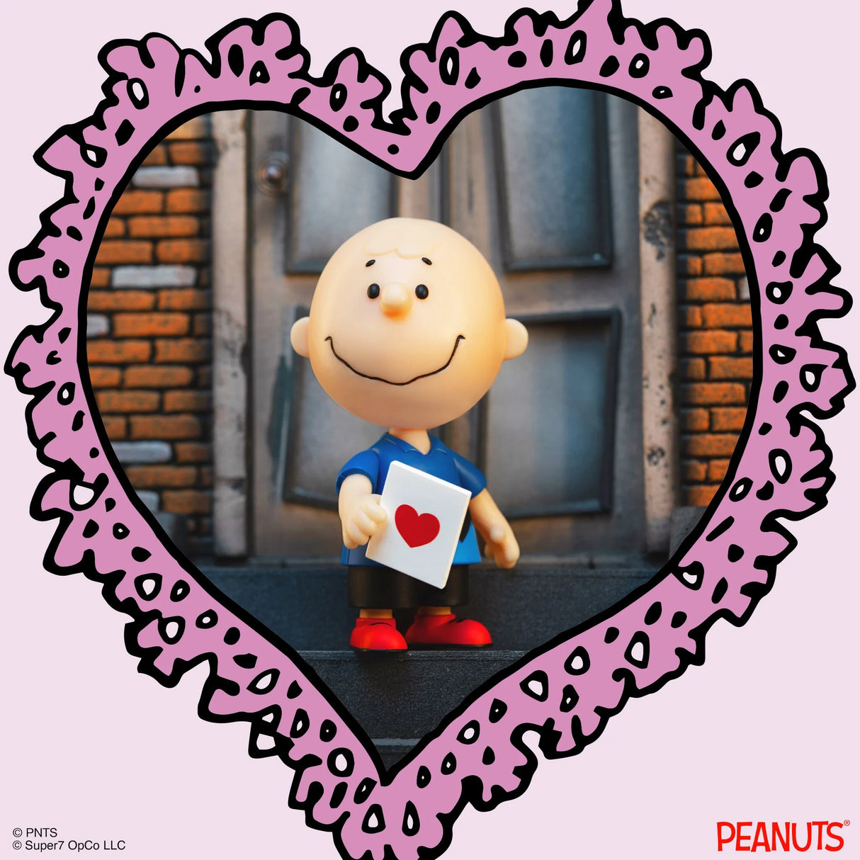 Peanuts ReAction Figures Charlie Brown (Valentine Delivery)
