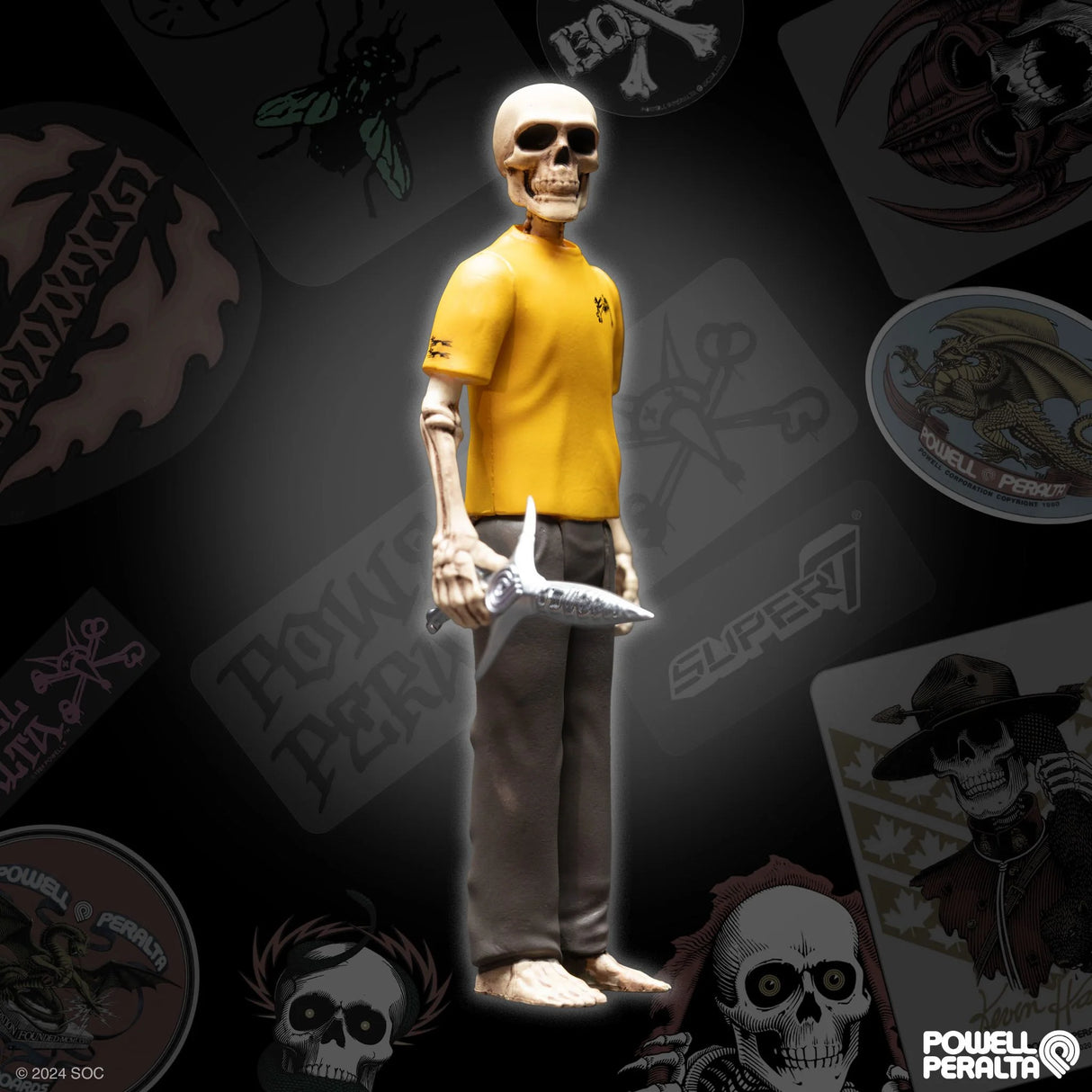 Powell-Peralta ReAction Figure Wave 4 Tommy Guerrero (V8 Dagger/Sacto '86)