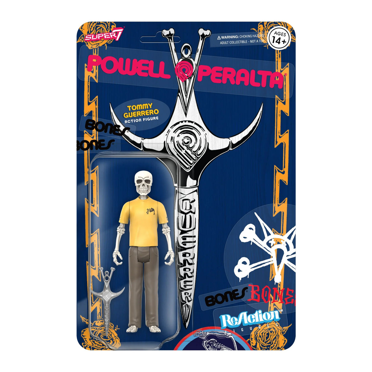 Powell-Peralta ReAction Figure Wave 4 Tommy Guerrero (V8 Dagger/Sacto '86)