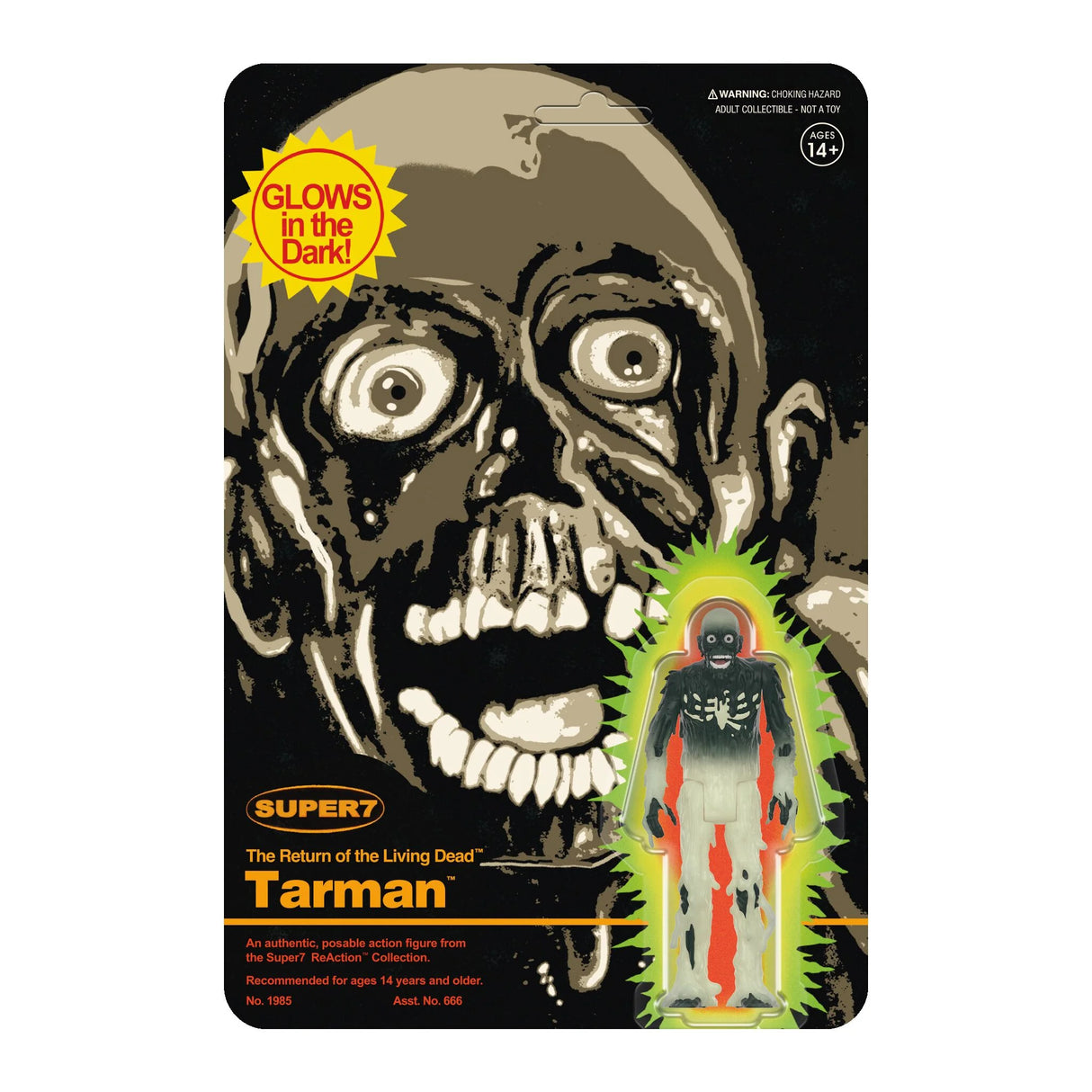 Return of the Living Dead ReAction Figures Wave 4 Tarman (Monster Glow)