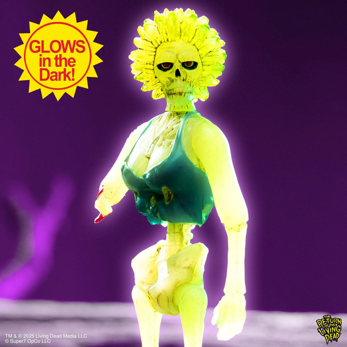 Return of the Living Dead ReAction Figures Wave 5 Zombie Trash (Monster Glow)